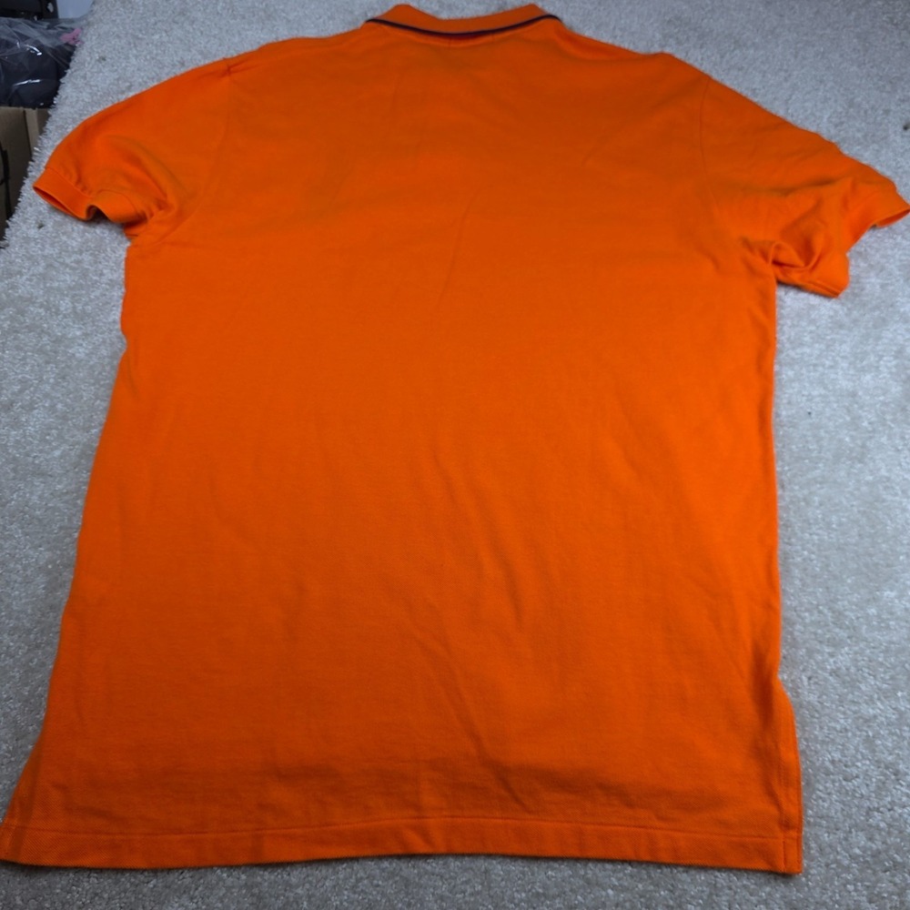 Ralph Lauren Polo Shirt Mens Size L Orange Short Sleeve Classic Fit Outdoor - Picture 12 of 13